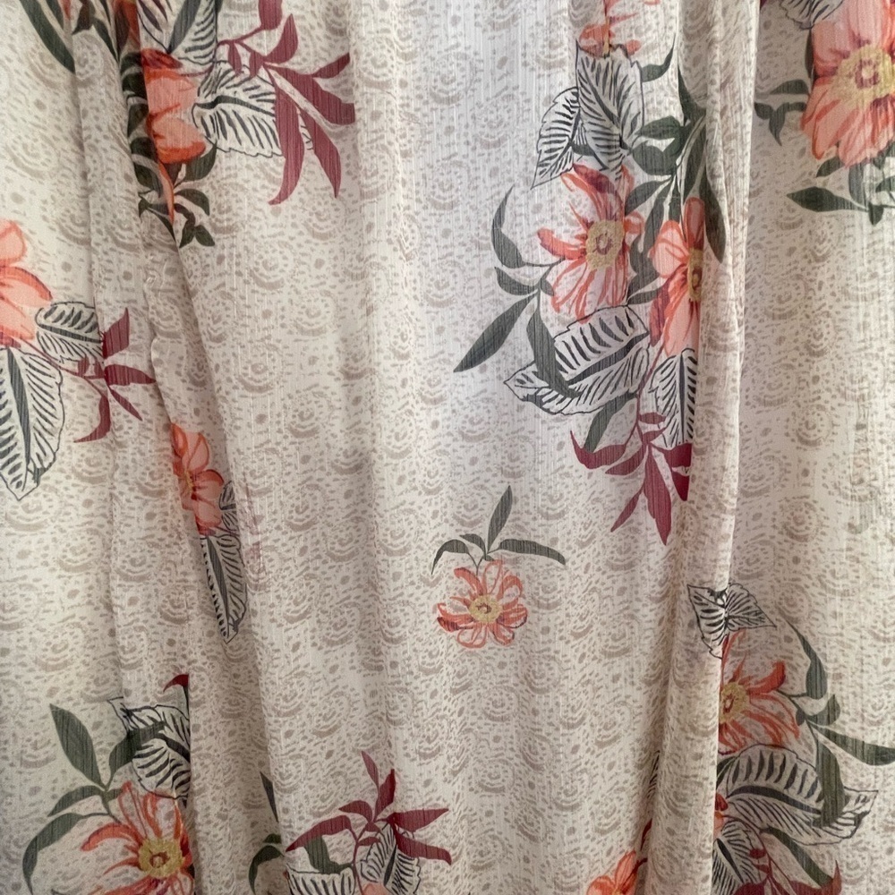 Style & Company Petite Floral skirt Size Women’s Medium Petite, Ruffle hem Lined - Picture 4 of 9